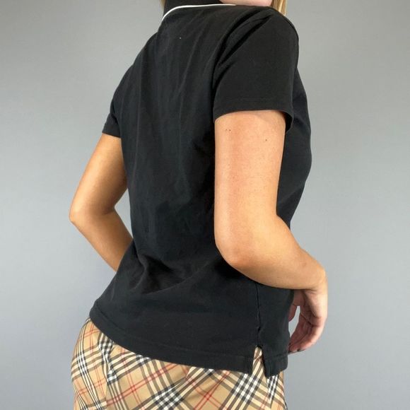 Adidas Black Golf Collared Black Polo Shirt - Picture 2 of 5